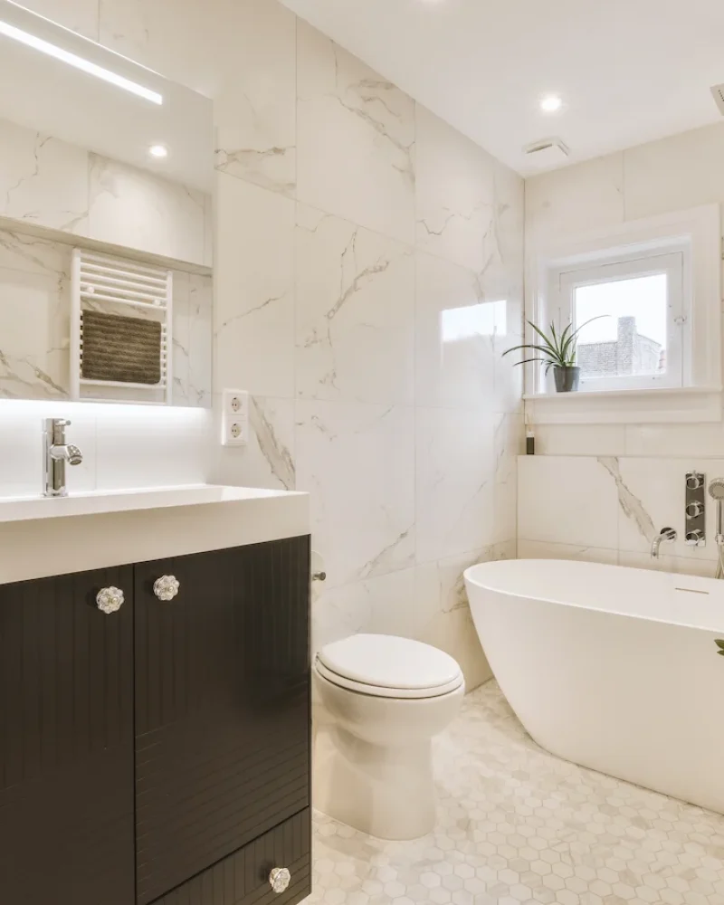 Salle de bains par Maillard Porcher à Saint-Père en Retz